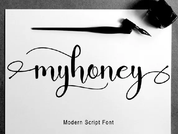 Myhoney font