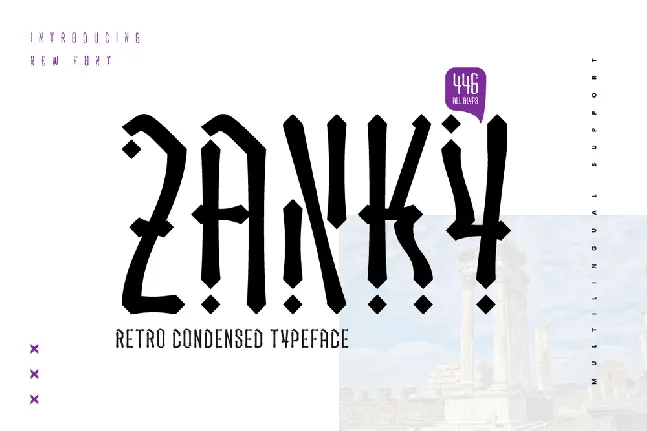 ZANKY trial font