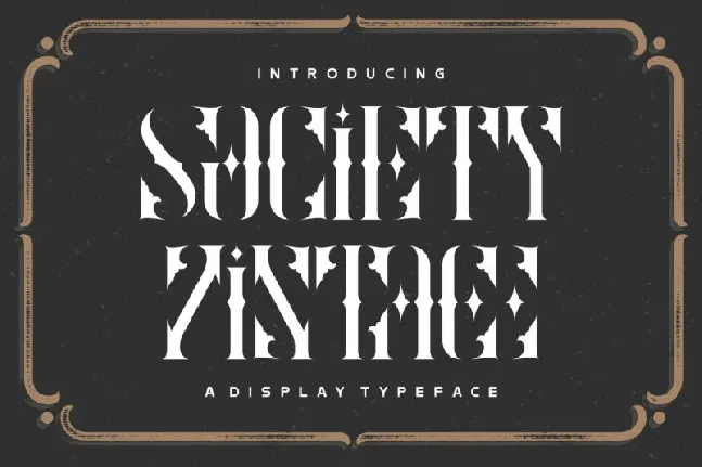 Society Vintage font