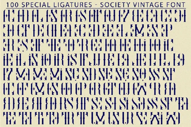 Society Vintage font