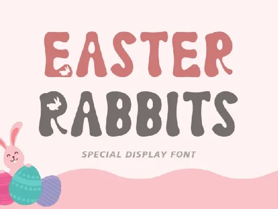 Easter Rabbits font