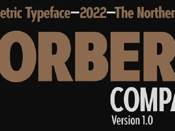 Corbert Compact font