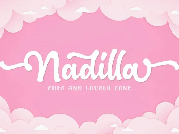 Nadilla font