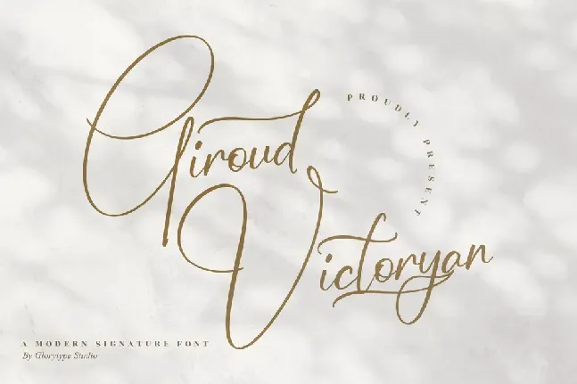 Giroud Victoryan font