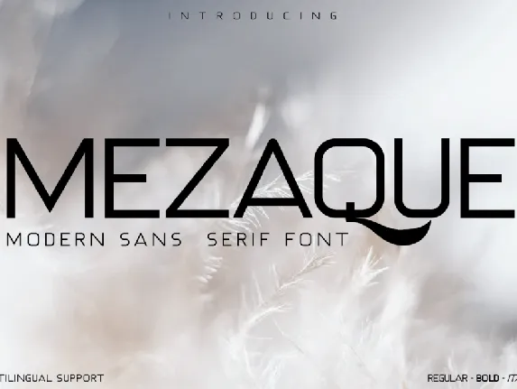 MEZAQUE font