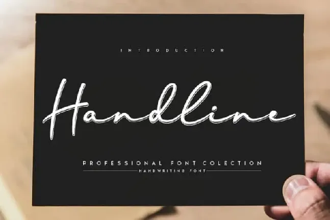 Handline Script font