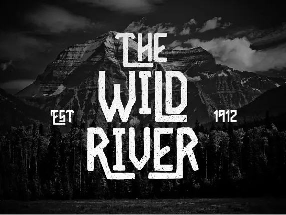 Wild River Typeface font