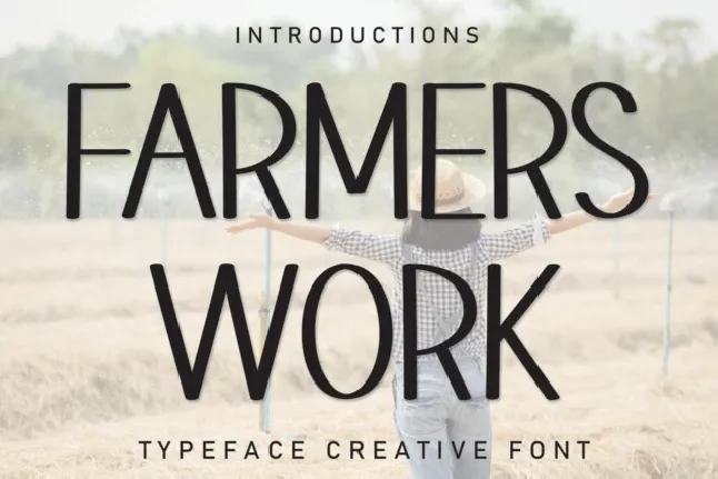 Farmers Work font