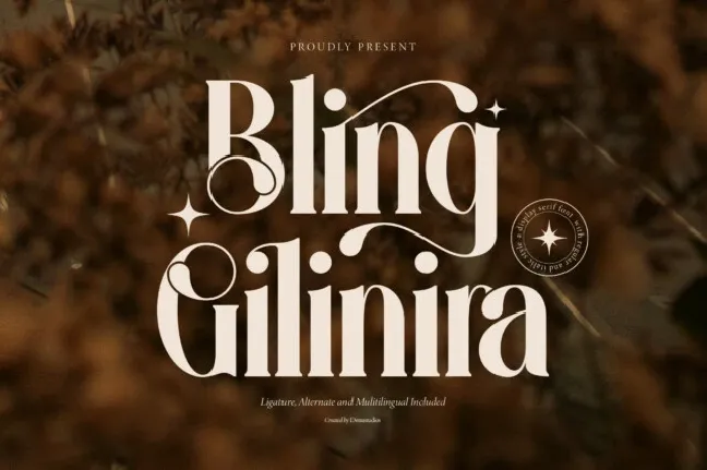 Bling Gilinira font