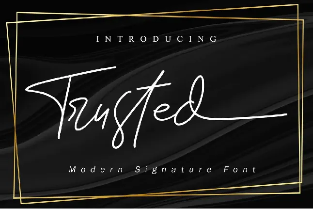 Trusted font