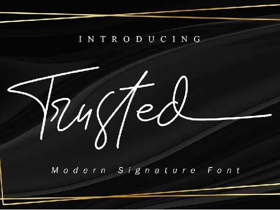 Trusted font