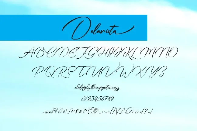 Delavista font