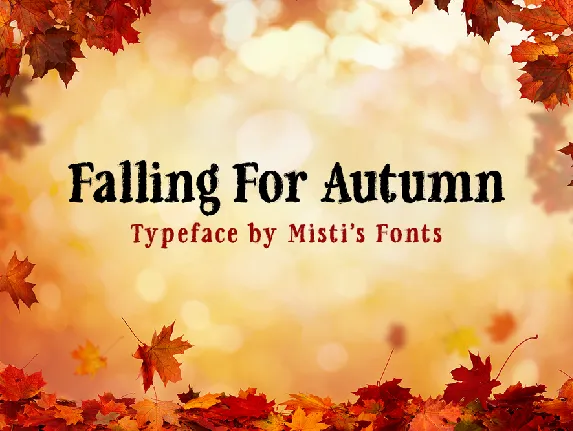 Falling For Autumn font