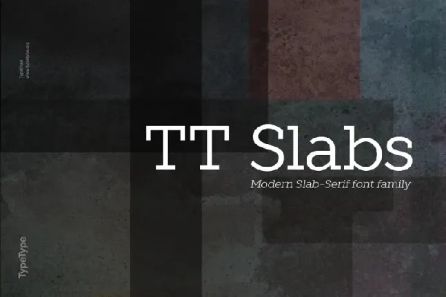 TT Slabs Family font