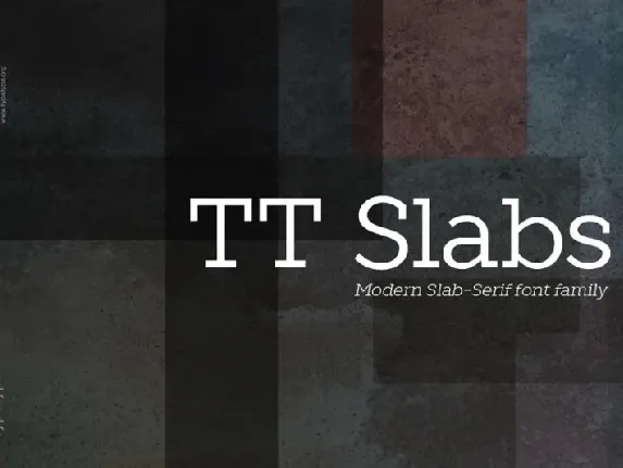 TT Slabs Family font