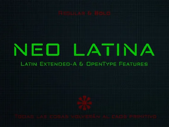 Neo Latina font