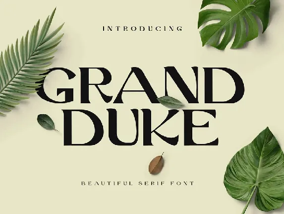 Grand Duke font