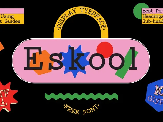 Eskool font