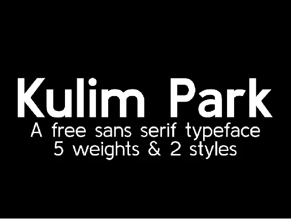 Kulim Park font