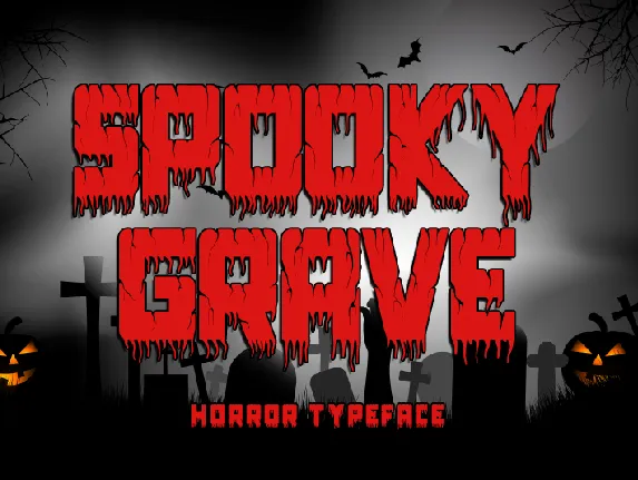 Spooky Grave - Personal use font