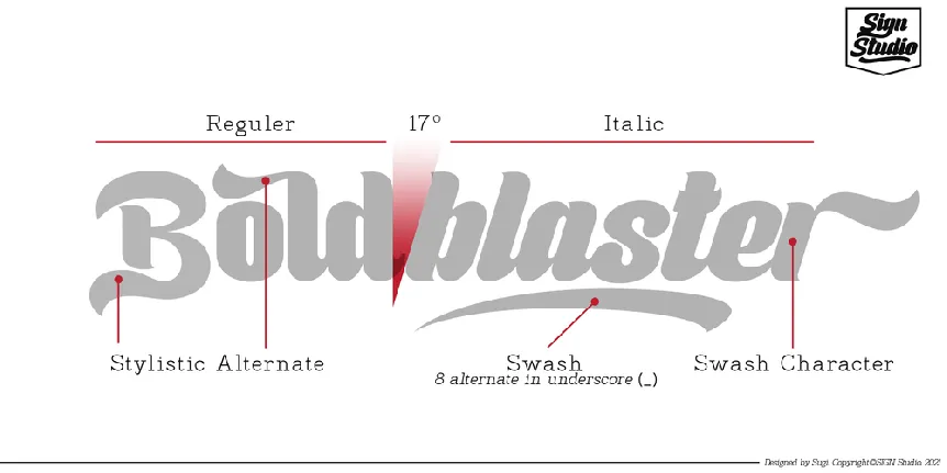 Boldblaster font