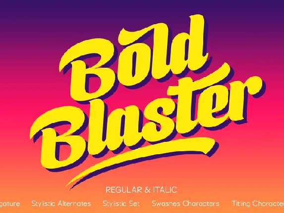 Boldblaster font