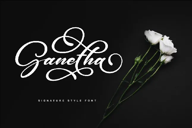 Ganetha font