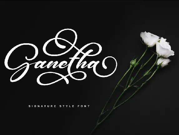 Ganetha font