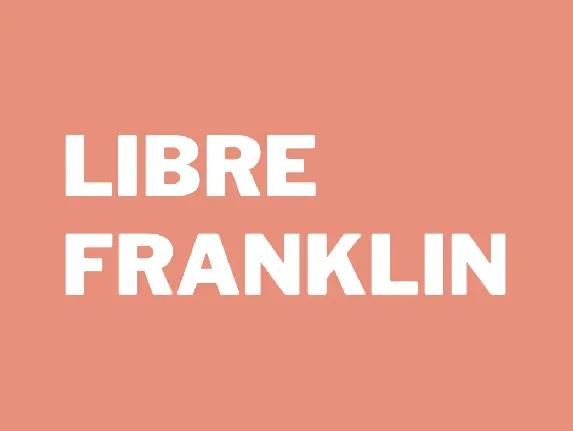 Libre Franklin font