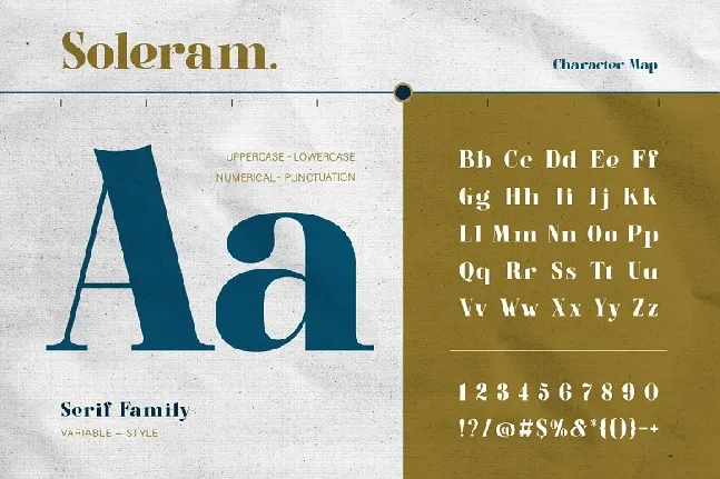 Soleram font