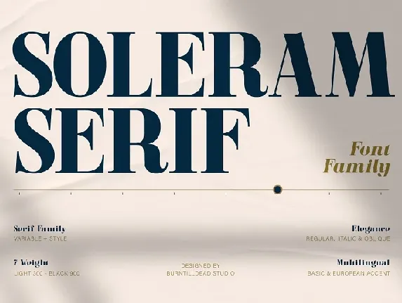 Soleram font