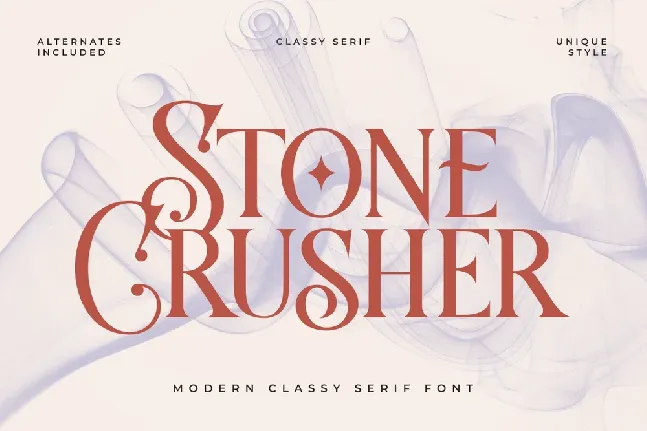 Stone Crusher font