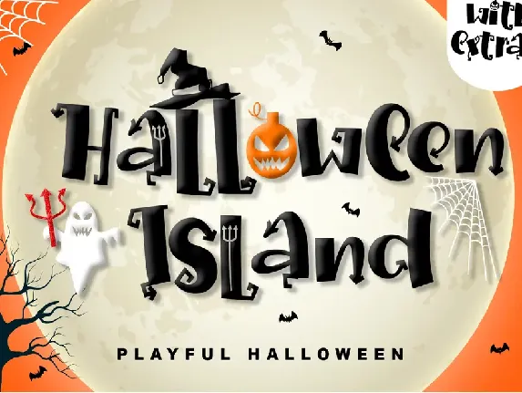 Halloween Island - Personal use font