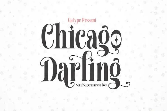 Chicago Darling Serif font