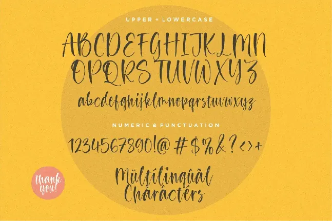 Honey and Yogurt font