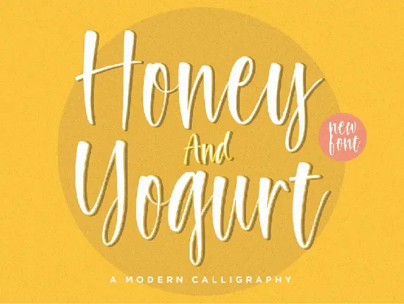 Honey and Yogurt font