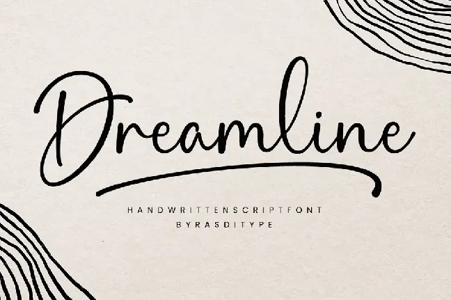 Dreamline font