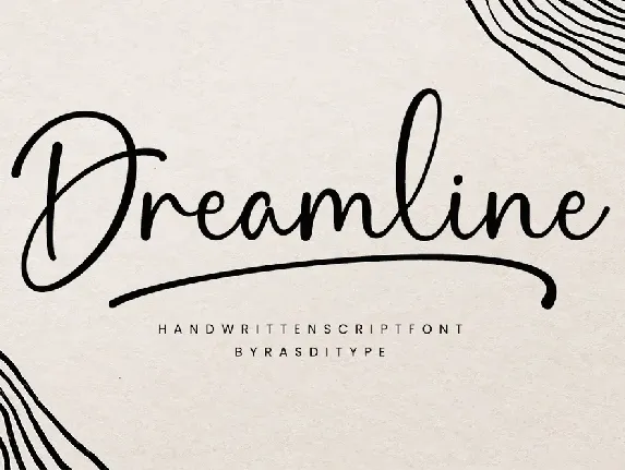 Dreamline font