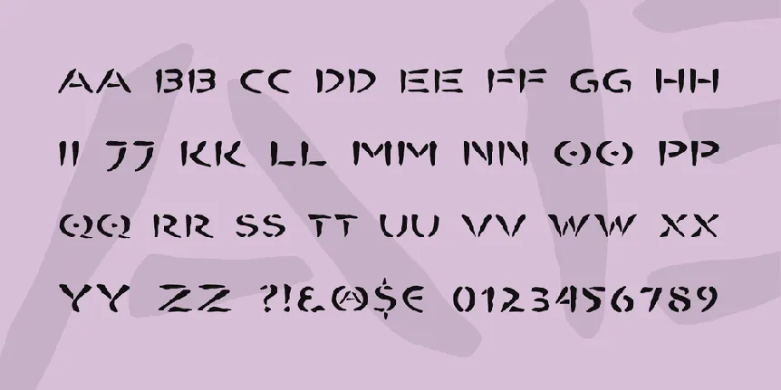 BOMBORA font