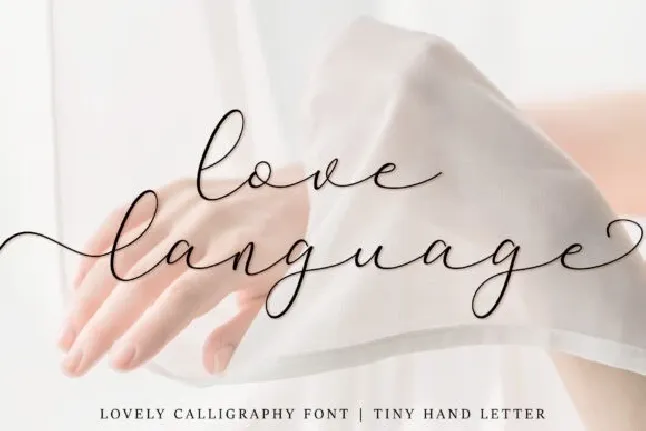 Love Language font