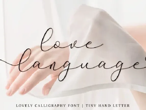 Love Language font