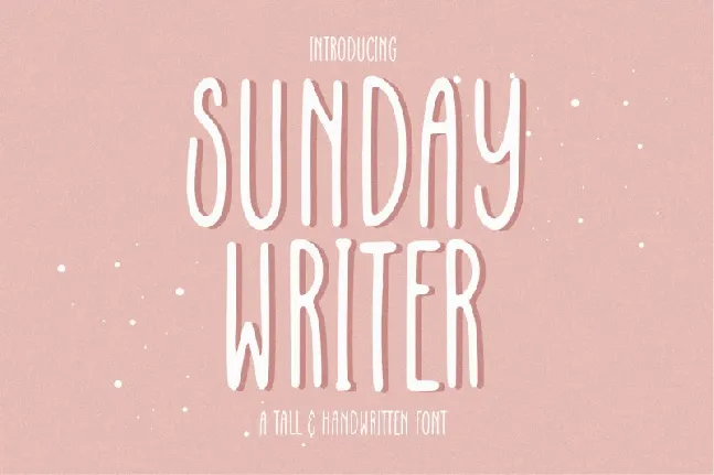 Sunday Writer font