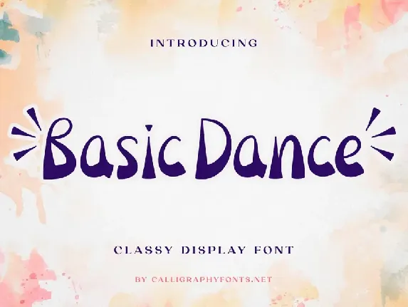 Basic Dance font