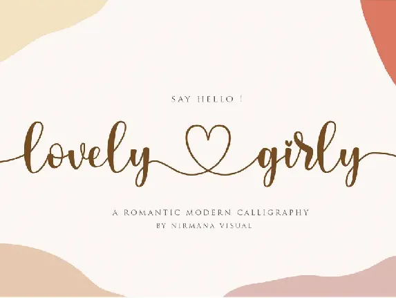 Girly font