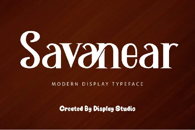 Savanear font