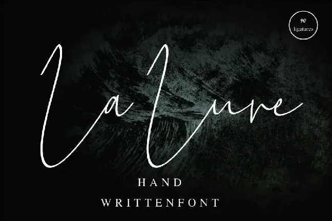 La Lune Handwritten font