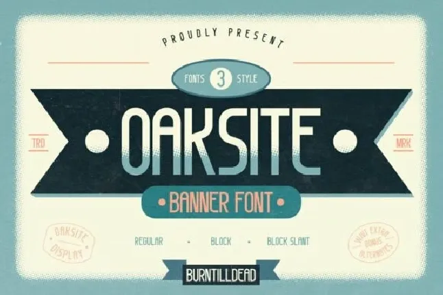 Oaksite font