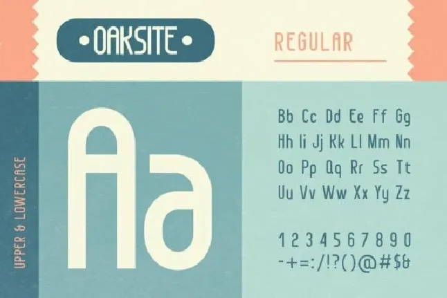 Oaksite font