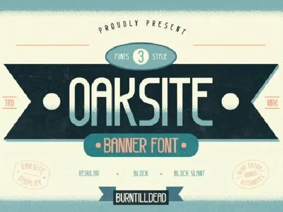 Oaksite font