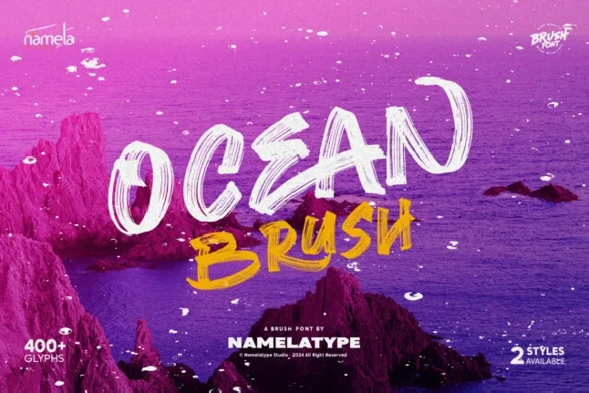 Ocean Brush font